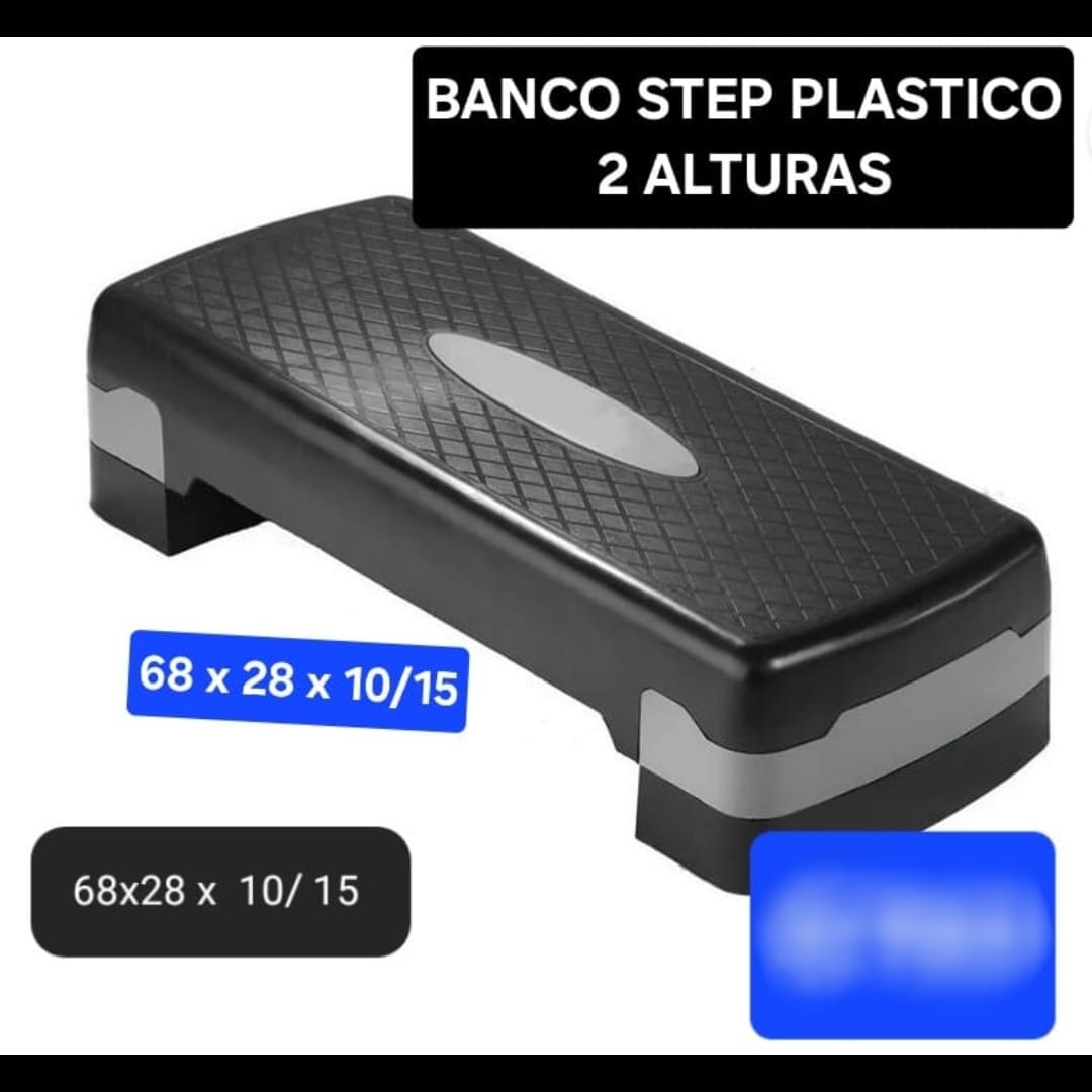 Banco step plástico 2 alturas