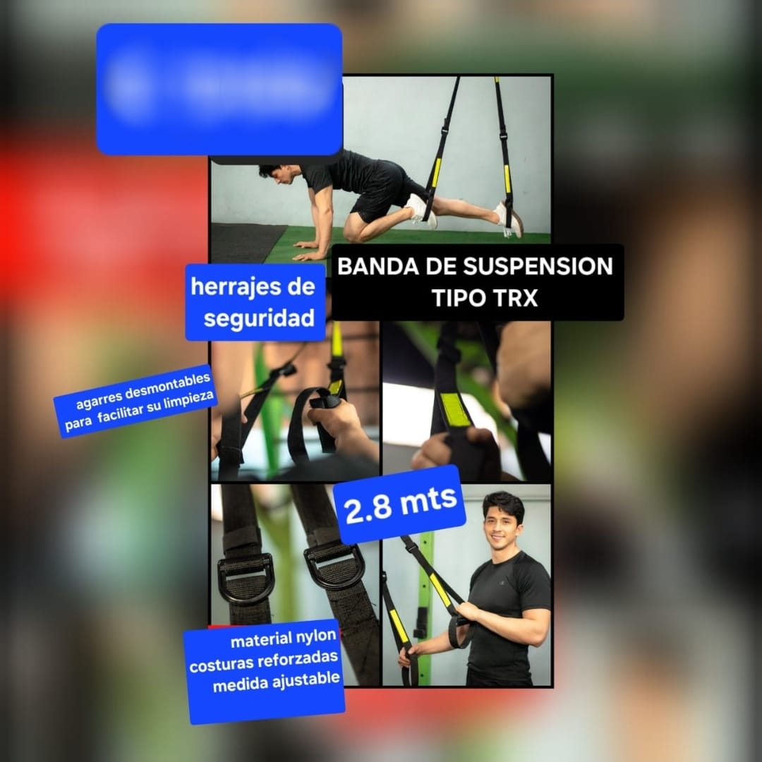 Banda de suspensión tipo trx