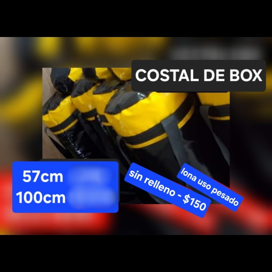 Costal de box sin relleno