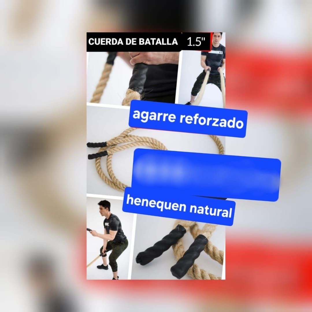 Cuerda de batalla 1.5in