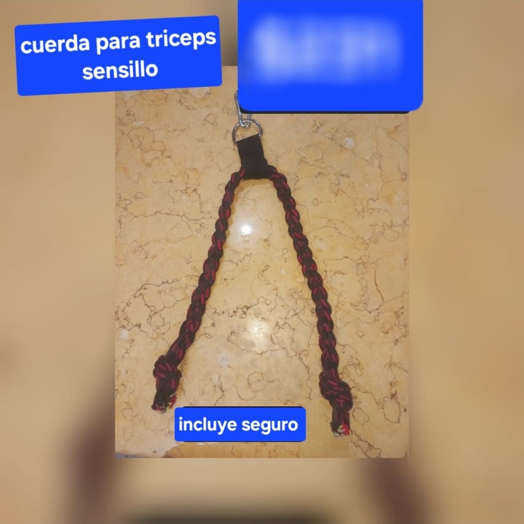Cuerda para tríceps sencilla