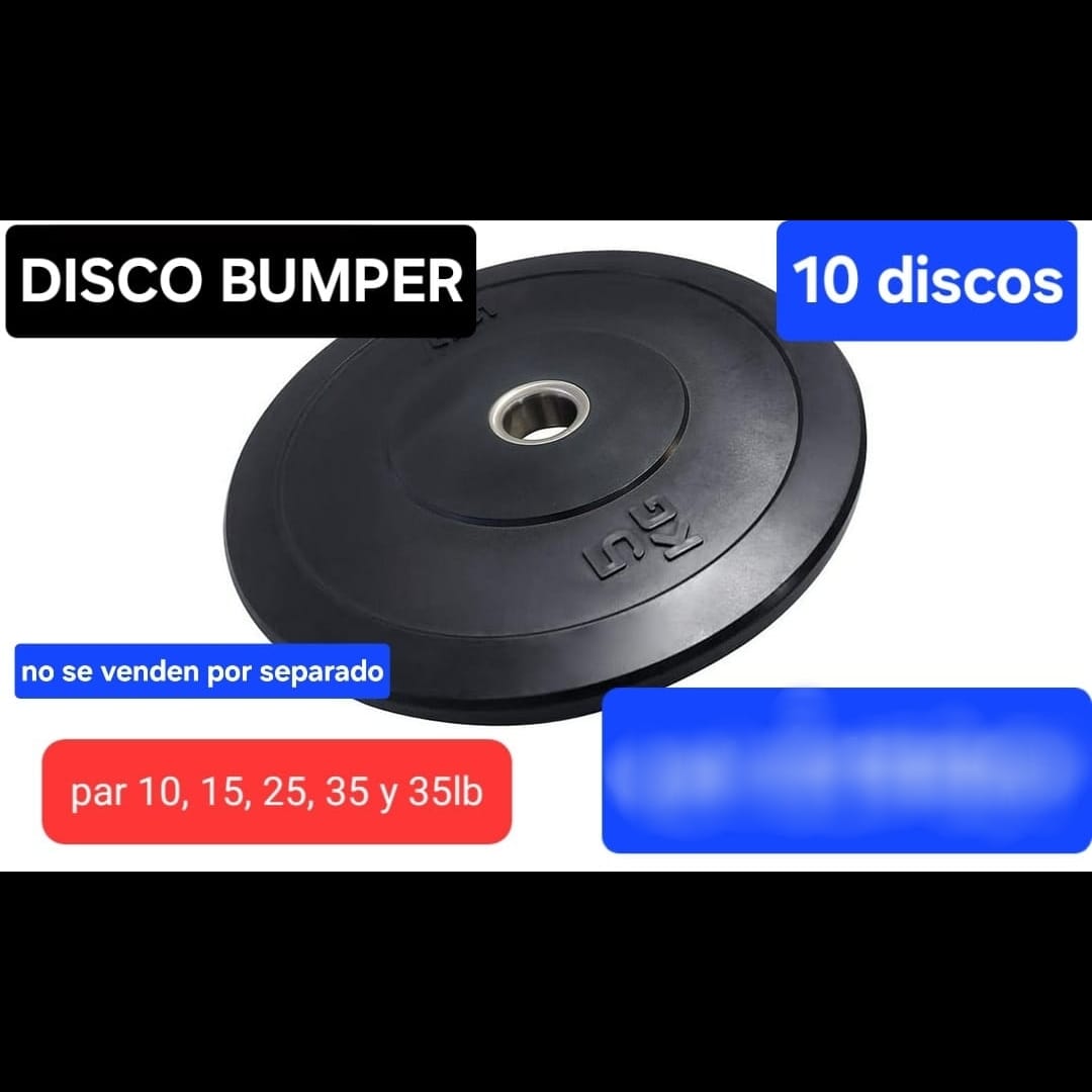Disco dumbell kit 10 discos