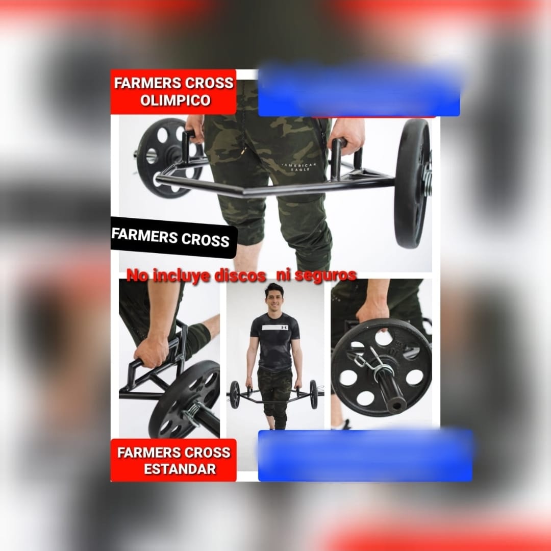 Farmer cross olímpico pintura cromada