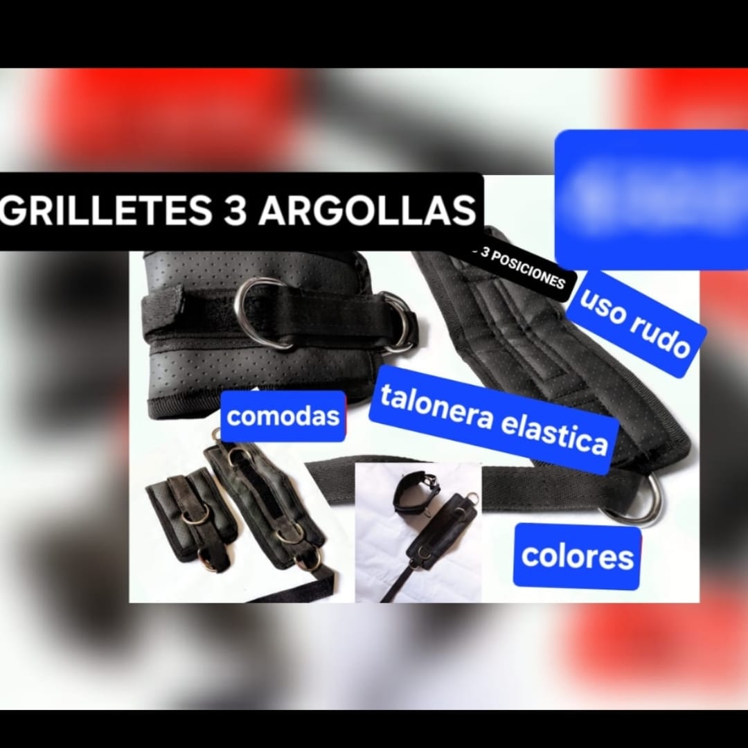 Grilletes 3 argollas