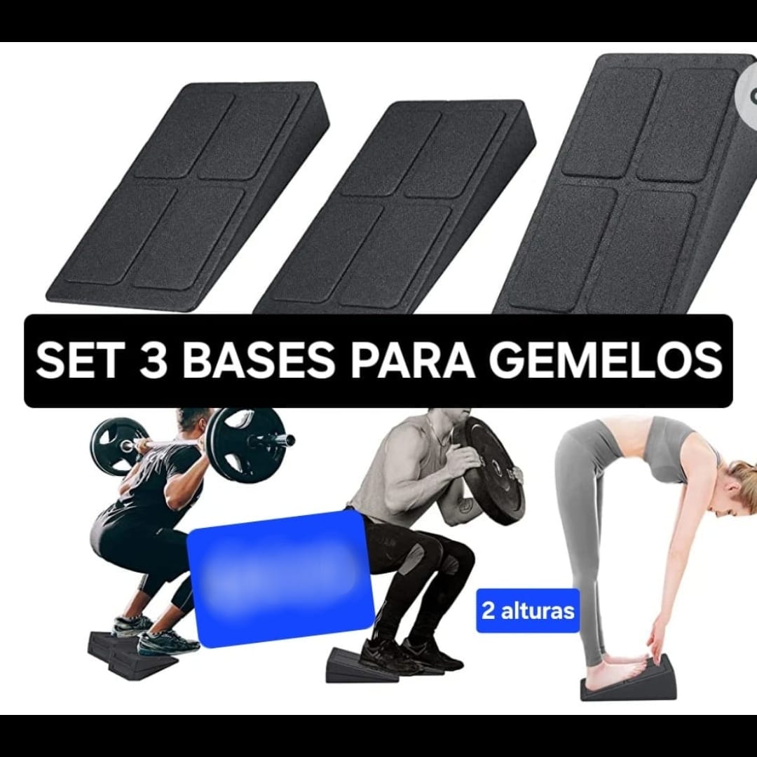 Set 3 bases para gemelos