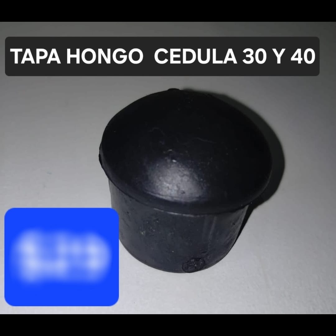Tapa hongo cedula 30 y 40